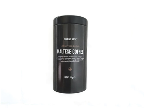 Chocolate District, Maltese Coffee Tin Canister