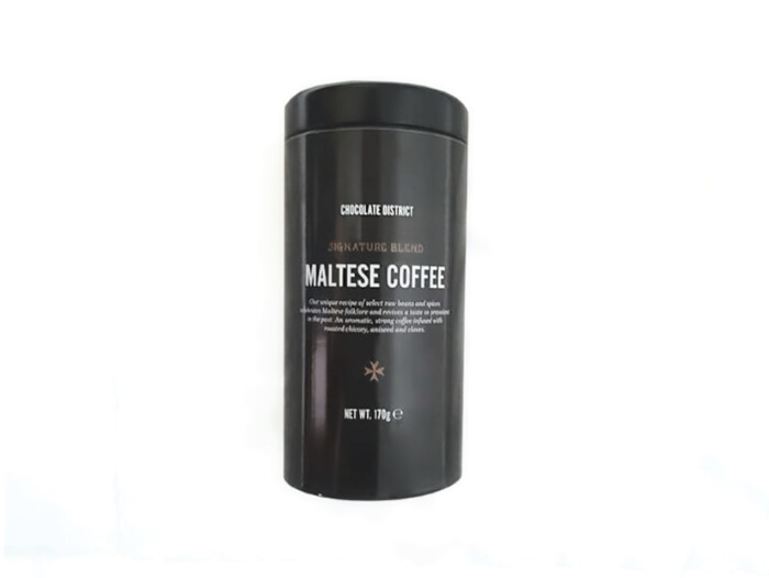 Chocolate District, Maltese Coffee Tin Canister
