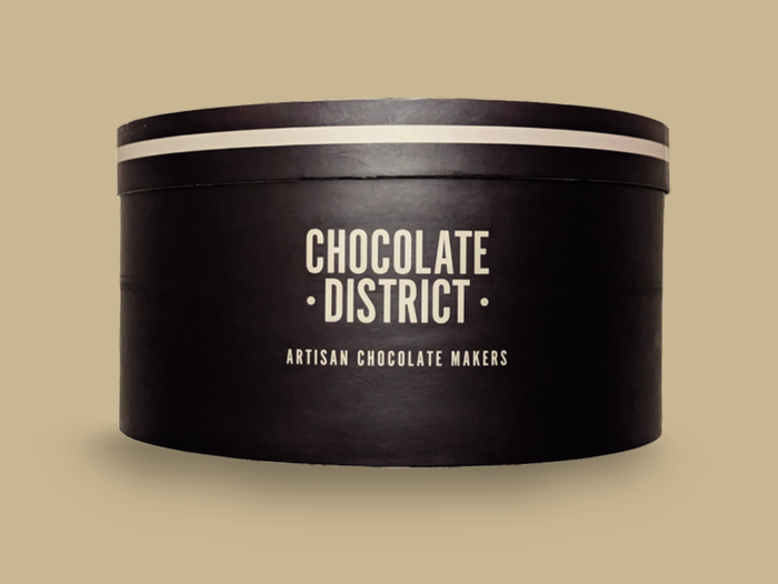 Chocolate District - Round Hat Box - Large