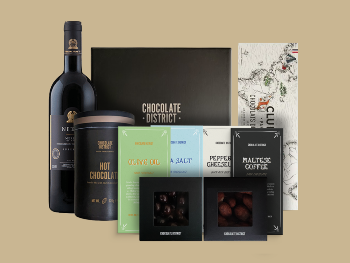 Chocolate District - Deluxe Hat Box - Hamper