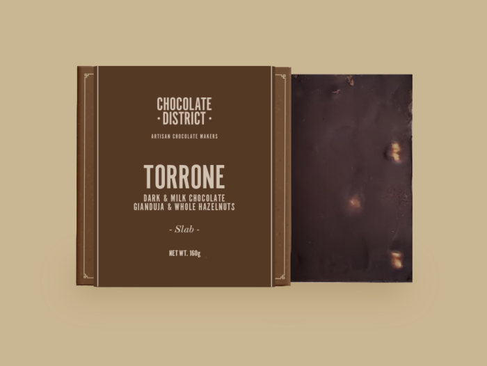 Chocolate District, Torrone Slab