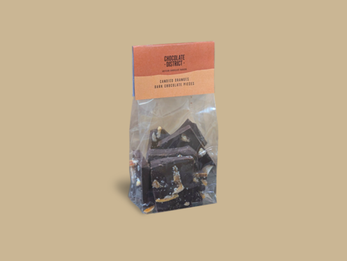 Chocolate District Candied Orange Peels Dark Chocolate