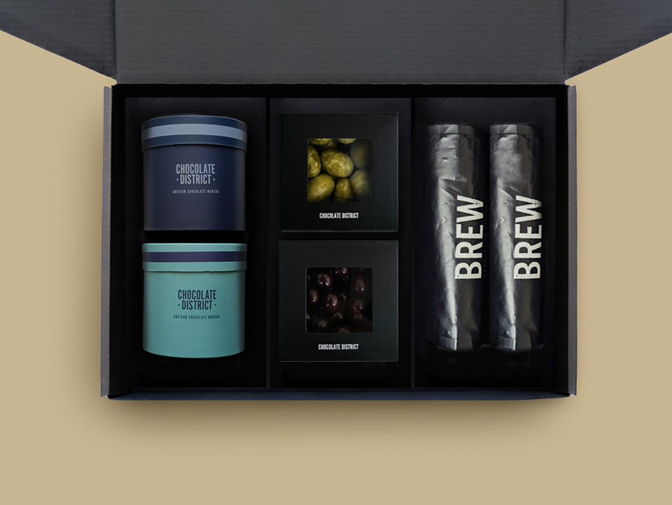 Chocolate District, Tea, Coffee & Snack Gift Pack